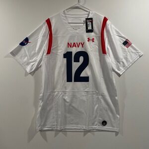 Under Armour Navy Midshipmen NASA Army-Navy Game Football Jersey White XL 12
